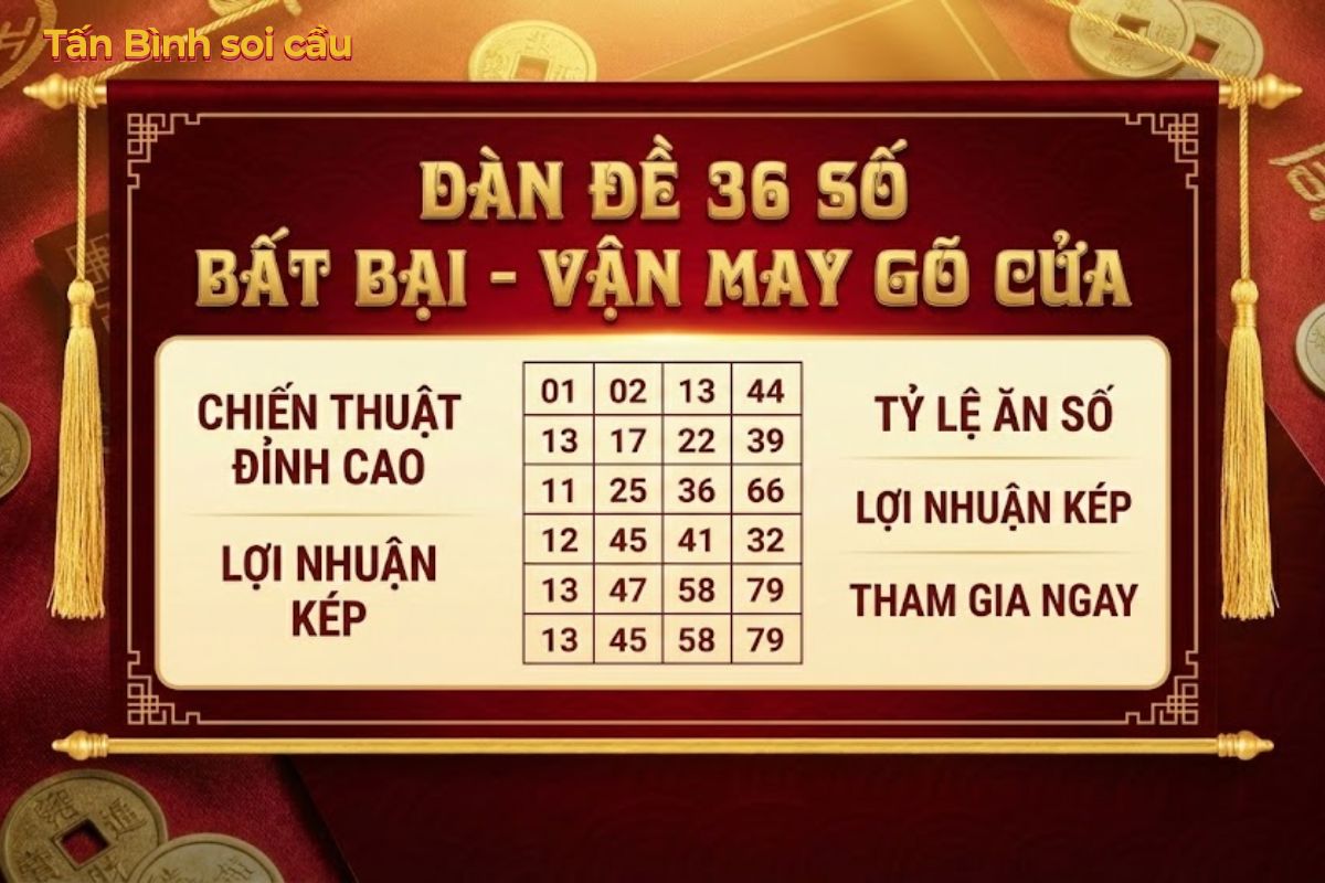 Dàn Đề 36 Số Bất Bại: Chiến Thuật Nuôi Khung & Vào Tiền Chuẩn Nhất 2025