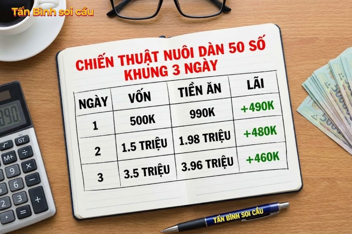 Dàn Đề 50 Con: Tuyệt Chiêu "Một Ăn Một" An Toàn Nhất Tại Tấn Bình Soi Cầu